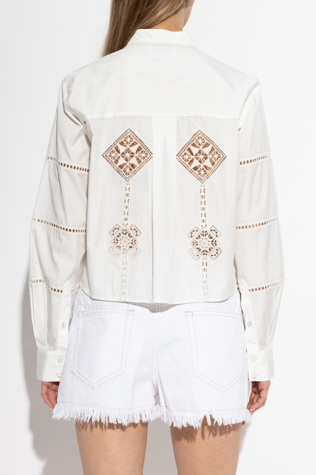 Isabel Marant - 4月20日まで isabel marant ホワイトトップス SEVERINE TOP Woman white | ISABEL MARANT Official online store